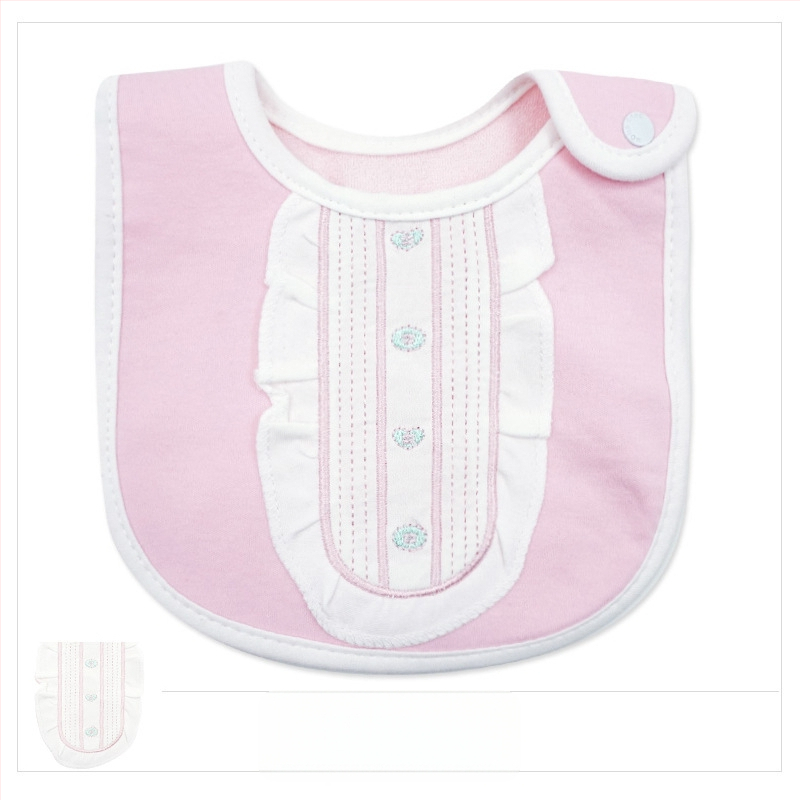 Trīslāņu ūdensnecaurlaidīga zīdaiņu lakatiņš - pamats 80% kokvilna, 20% poliester; raksti: vienkrāsains/ abstrakti/ drukāts; piemērots zīdaiņiem un maziem bērniem 0–3 gadi