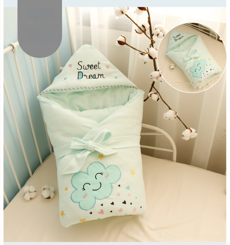 Zīdaiņu pleds – visu sezonu, kokvilnas audums un pildījums, dažādi raksti