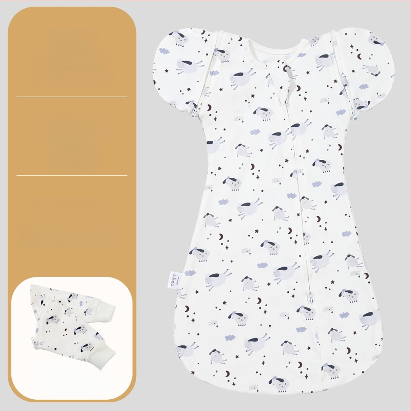 Bērnu savijamā sega – 100% kokvilna, no dzimšanas līdz 12 mēnešiem, raksts: karikatūra, drošības klase A, visiem sezonām