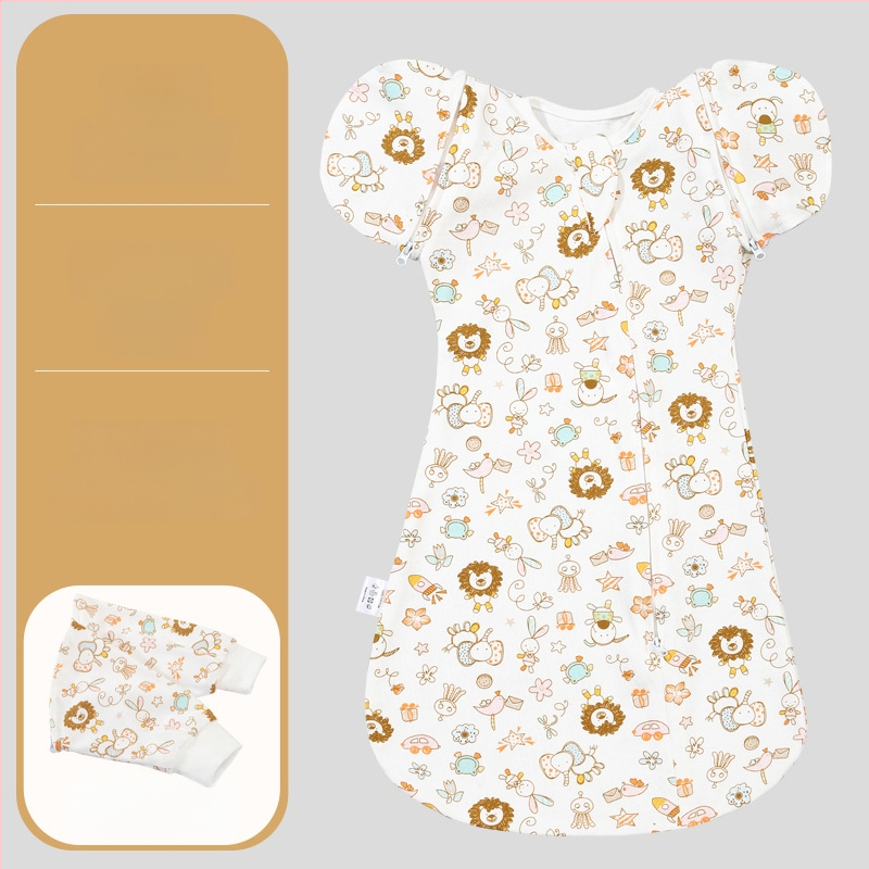 Bērnu savijamā sega – 100% kokvilna, no dzimšanas līdz 12 mēnešiem, raksts: karikatūra, drošības klase A, visiem sezonām