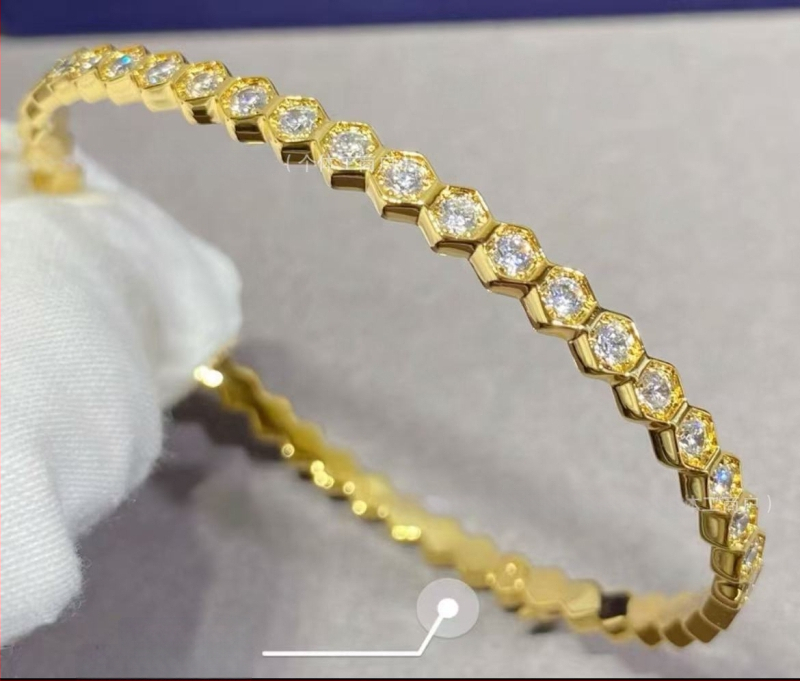 Aproces ar bišu šūnu rakstu, sakausējums, Seiko virsma, 9 g, Ins stils, rokas aksesuārs