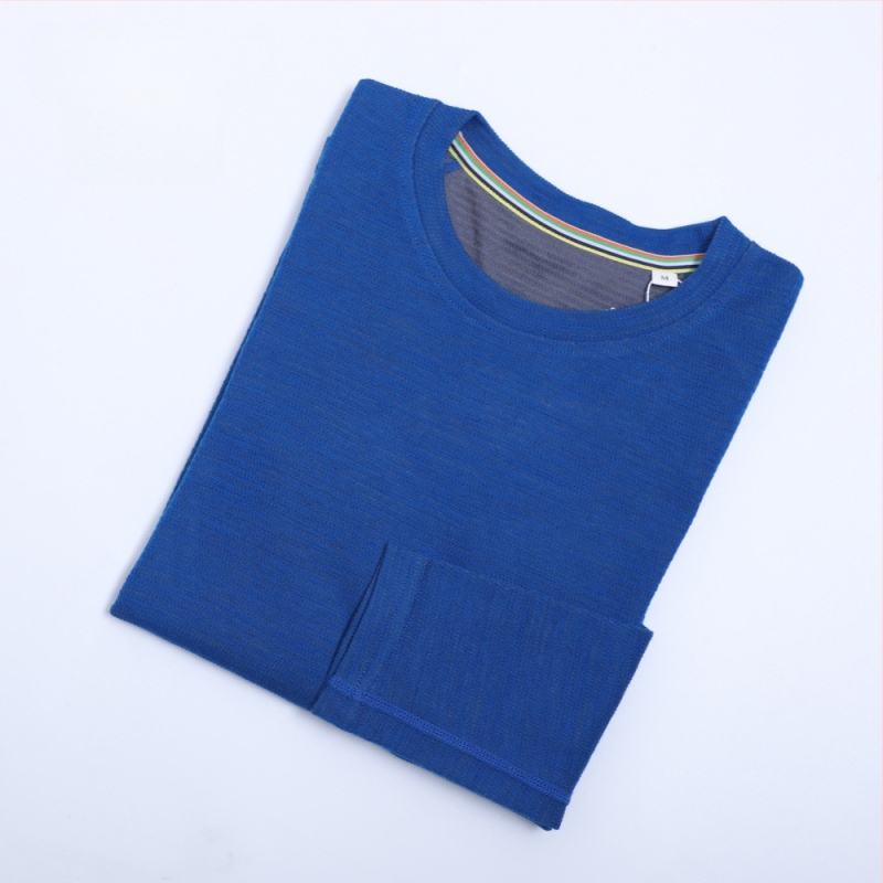 Merino vilnas ātri žūstošanas komplekts - Unisex, vienkrāsains raksts, vilnas-poliester audums, sezona: ziema, pavasaris, rudens