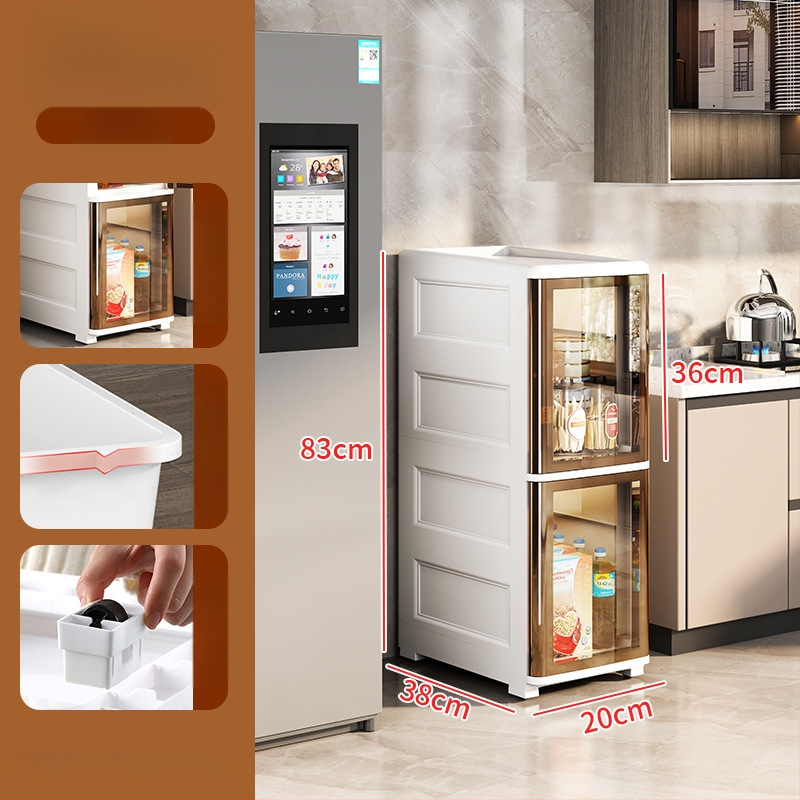 Peng Chao uzglabāšanas skapis, PP materiāls, uz grīdas montāža, modelis 2020, vienkāršs un moderns stils