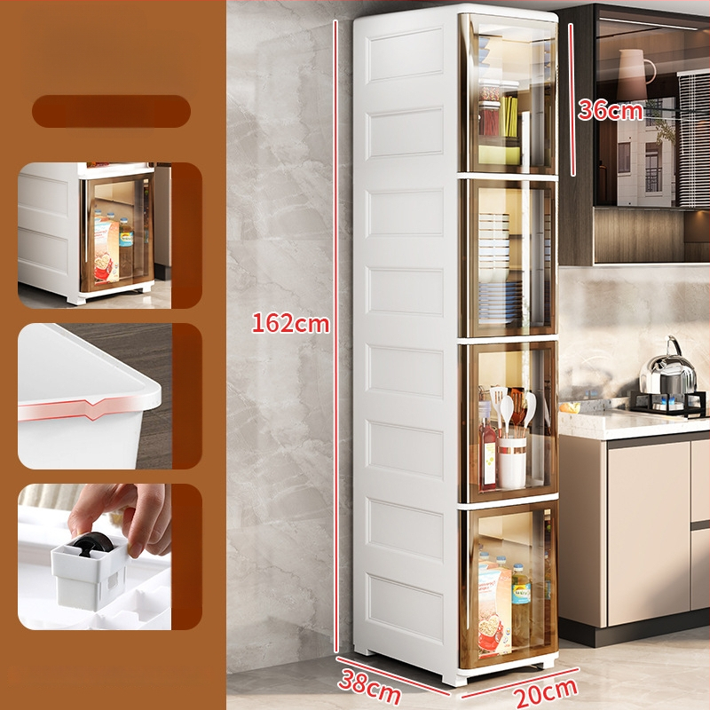 Peng Chao uzglabāšanas skapis, PP materiāls, uz grīdas montāža, modelis 2020, vienkāršs un moderns stils