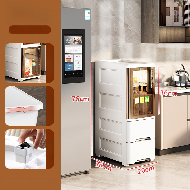 Peng Chao uzglabāšanas skapis, PP materiāls, uz grīdas montāža, modelis 2020, vienkāršs un moderns stils