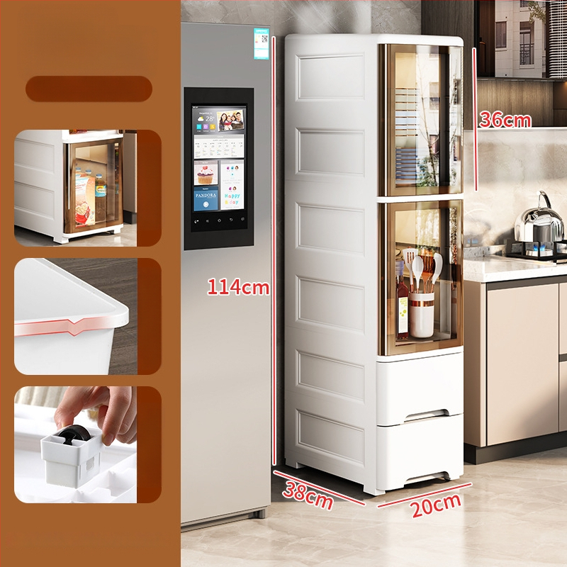 Peng Chao uzglabāšanas skapis, PP materiāls, uz grīdas montāža, modelis 2020, vienkāršs un moderns stils