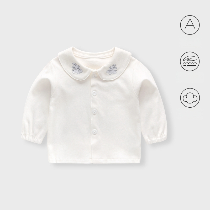 Unisex bērnu T-krekls ar garām piedurknēm, apaļas kakla līnija, 90% kokvilna, Korejas stils