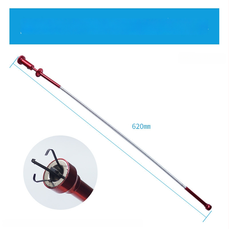 Magnētiskā sūkšanas nūjiņa – saliekama, mājas lietošanai, metriskā un imperiālā formātā, 1 komplekts