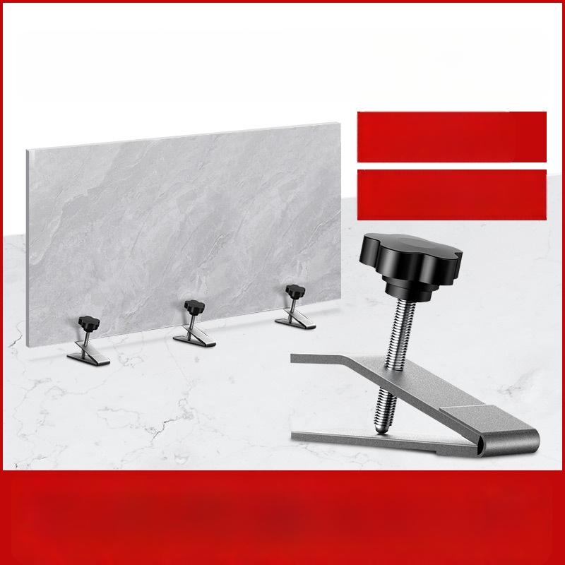 Nerūsējošā tērauda flīžu augstuma regulēšanas instruments — flīžu līmēšanas iekārta, Locator standarts, 100 gab. komplekts