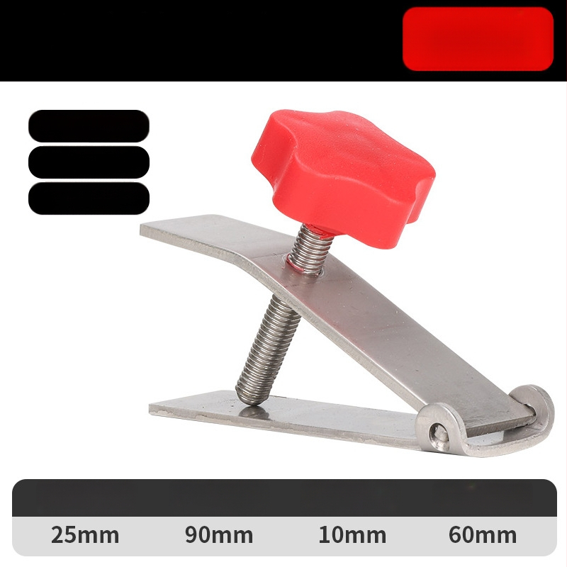 Nerūsējošā tērauda flīžu augstuma regulēšanas instruments — flīžu līmēšanas iekārta, Locator standarts, 100 gab. komplekts