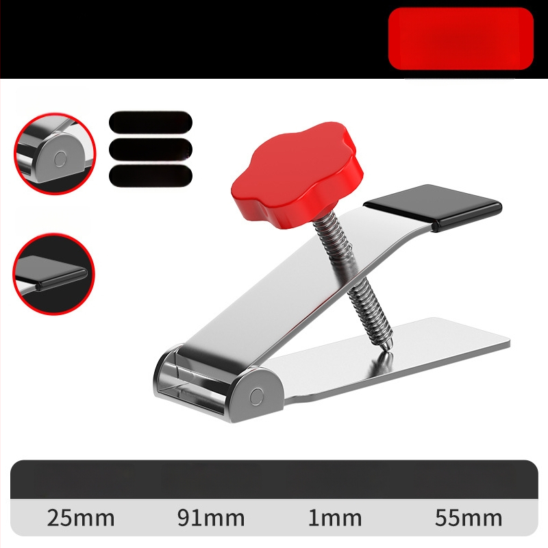 Nerūsējošā tērauda flīžu augstuma regulēšanas instruments — flīžu līmēšanas iekārta, Locator standarts, 100 gab. komplekts
