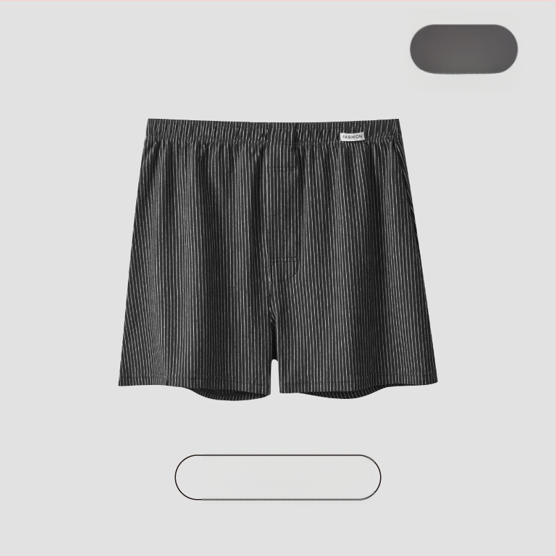 Meeste puuvillased triibulised bokserid, hingav lõngatud kangas, keskmine talje, 95–100% puuvill, kanga tihedus 40