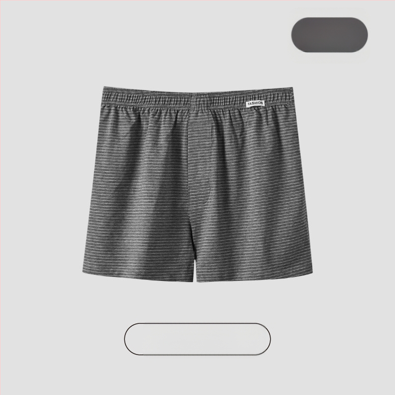 Meeste puuvillased triibulised bokserid, hingav lõngatud kangas, keskmine talje, 95–100% puuvill, kanga tihedus 40