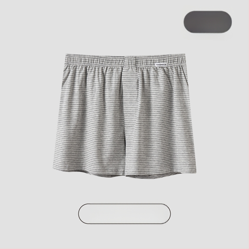 Meeste puuvillased triibulised bokserid, hingav lõngatud kangas, keskmine talje, 95–100% puuvill, kanga tihedus 40