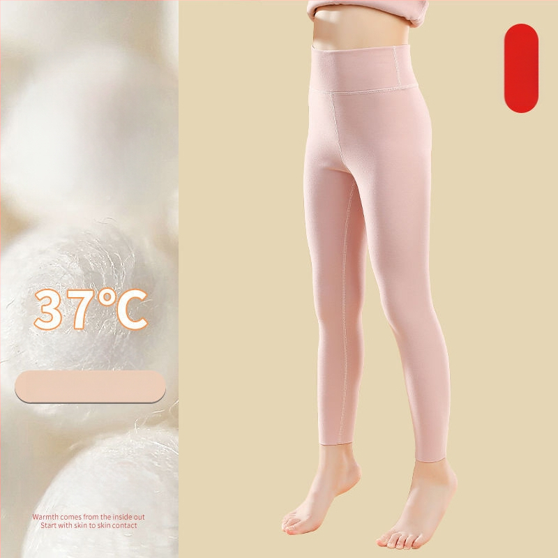 Bērnu kokvilnas silts bāzes top ar fleece iekšējo oderi, apaļš kakls, bez kapuces, ziemas apģērbs