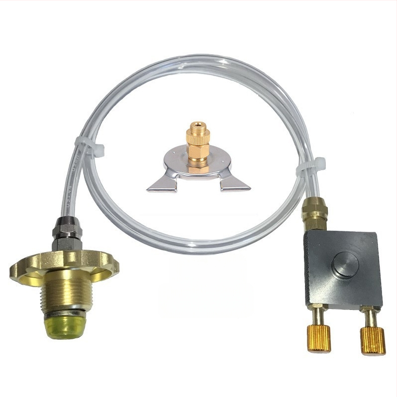 Dujų cilindro pripūtimo vožtuvas su slėgio apsauga ir tiltinis adapteris vamzdyno jungčiai; Prekės ženklas: Gai jiuzhou; Kategorija: 1390