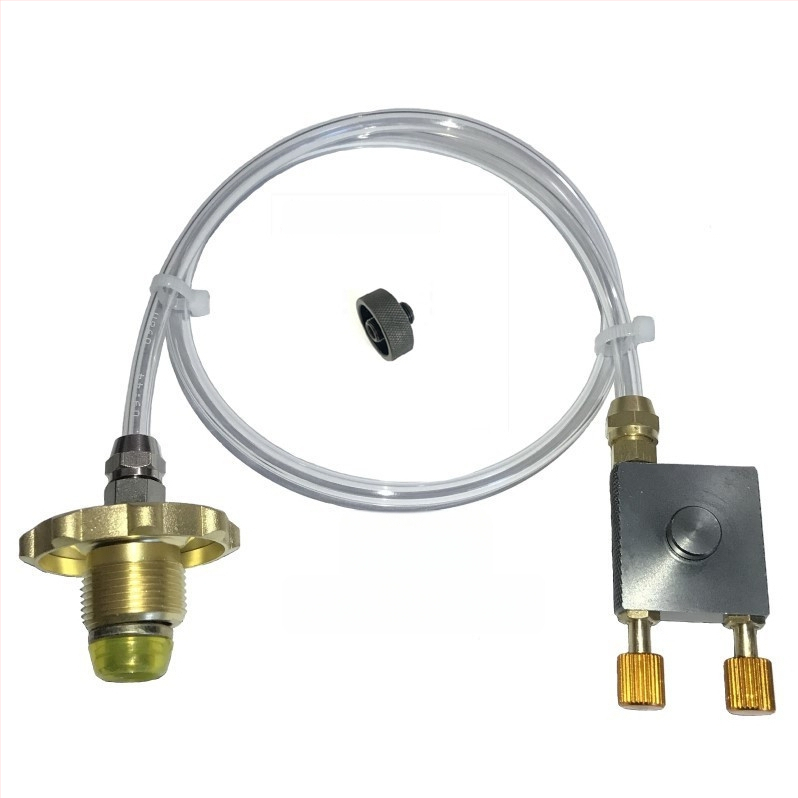 Dujų cilindro pripūtimo vožtuvas su slėgio apsauga ir tiltinis adapteris vamzdyno jungčiai; Prekės ženklas: Gai jiuzhou; Kategorija: 1390