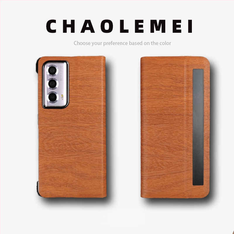 Калъф за Honor MagicVs2 със Smart Window, магнитен флип капак, сгъваем дизайн, PC и кожа, релефна изработка