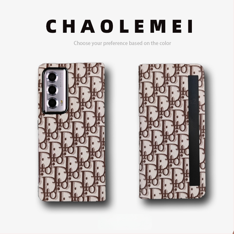 Калъф за Honor MagicVs2 със Smart Window, магнитен флип капак, сгъваем дизайн, PC и кожа, релефна изработка