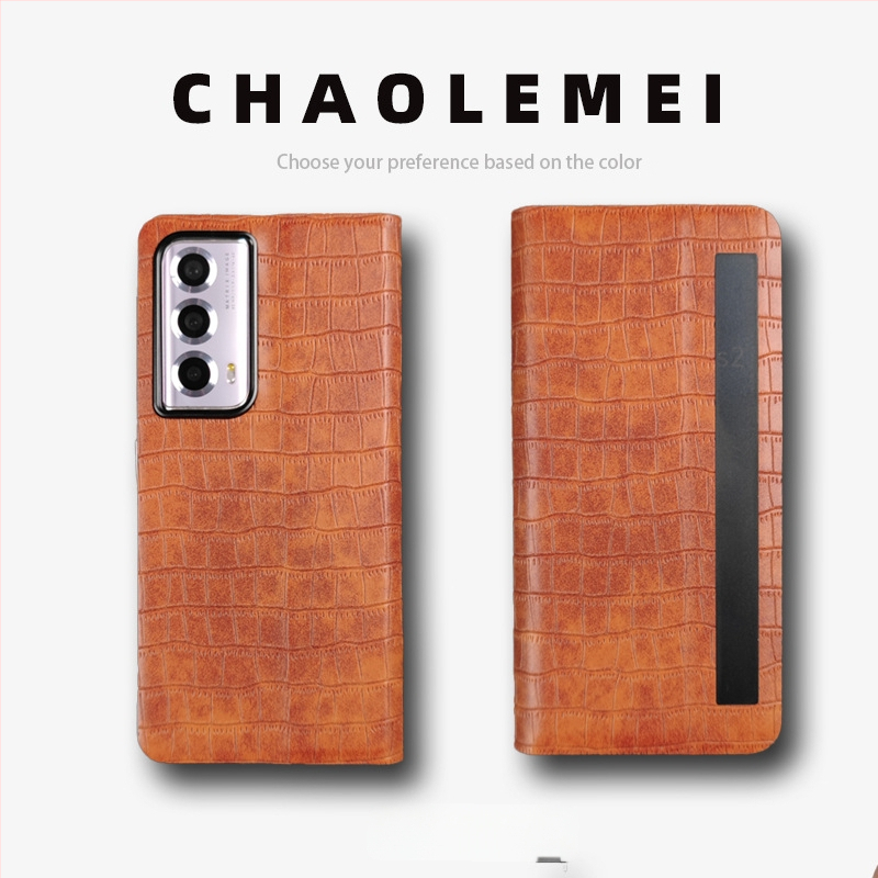 Калъф за Honor MagicVs2 със Smart Window, магнитен флип капак, сгъваем дизайн, PC и кожа, релефна изработка