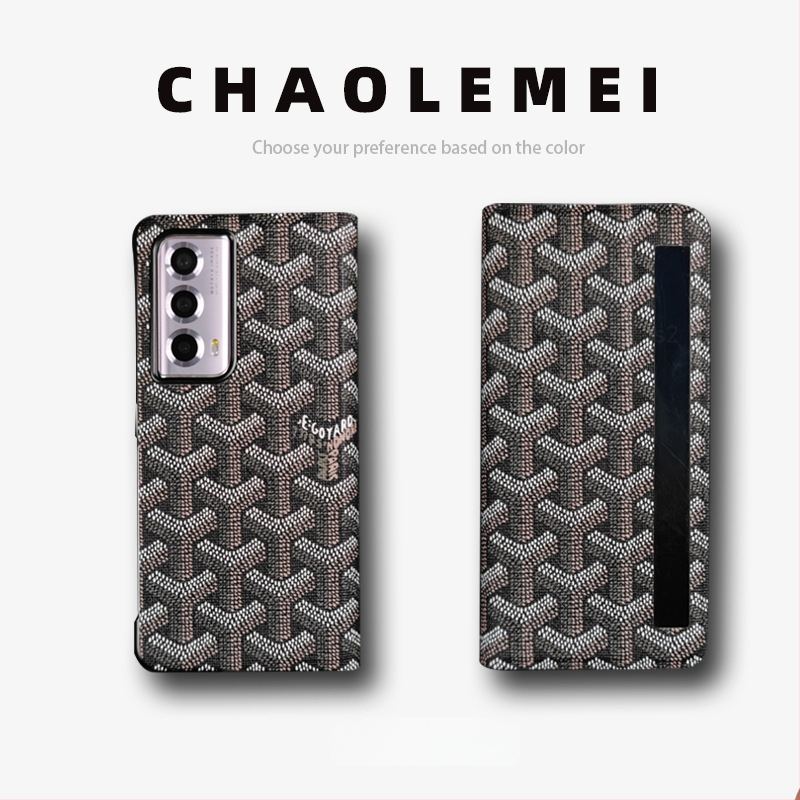 Калъф за Honor MagicVs2 със Smart Window, магнитен флип капак, сгъваем дизайн, PC и кожа, релефна изработка