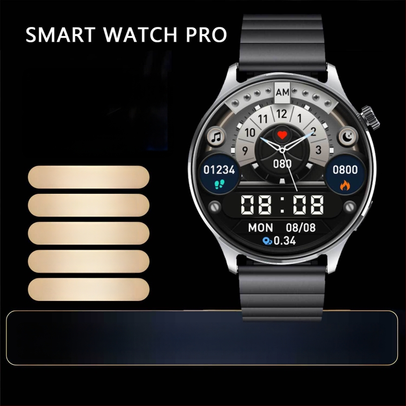 Watch5 pametni sat s 3D navigacijom, dvostruko plaćanje, NFC, magnetsko punjenje, mjerenje otkucaja srca