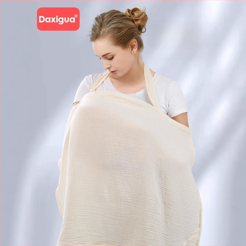 Zīdīšanas lakats no tīras kokvilnas (>95%), universāls, diskrēts lakats zīdaiņiem no dzimšanas līdz 1 gadam, ārējai lietošanai