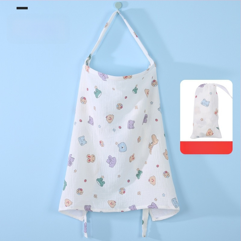 Zīdīšanas lakats no tīras kokvilnas (>95%), universāls, diskrēts lakats zīdaiņiem no dzimšanas līdz 1 gadam, ārējai lietošanai