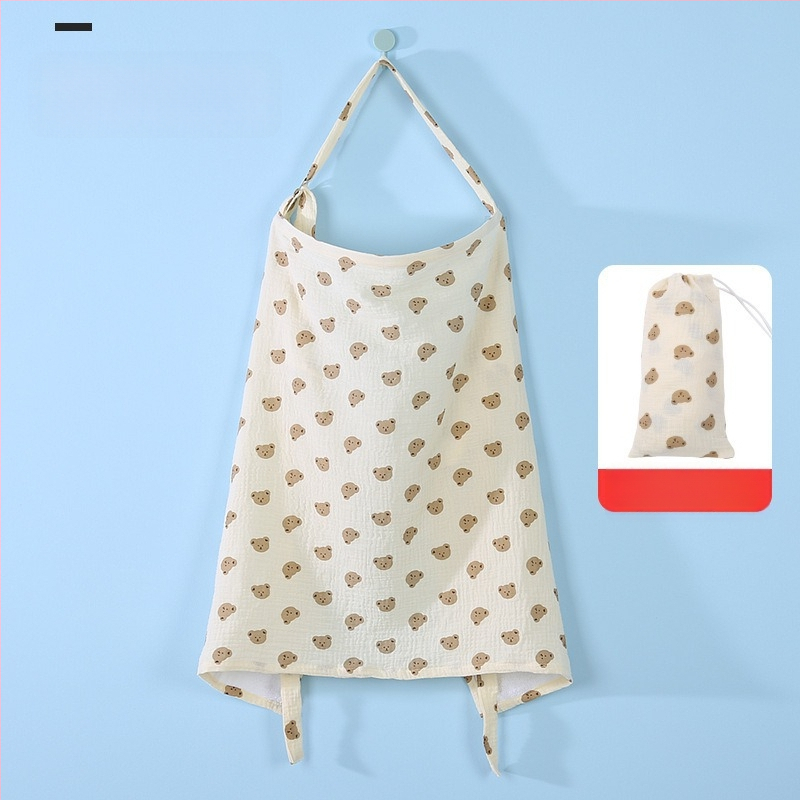 Zīdīšanas lakats no tīras kokvilnas (>95%), universāls, diskrēts lakats zīdaiņiem no dzimšanas līdz 1 gadam, ārējai lietošanai