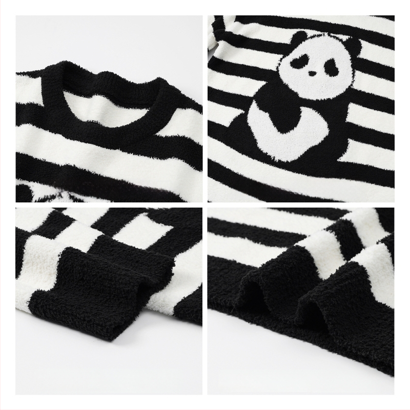 Grūtnieču naktskleita no pusvelūra ar vilnas odere, garas piedurknes, apaļš kakla, garums