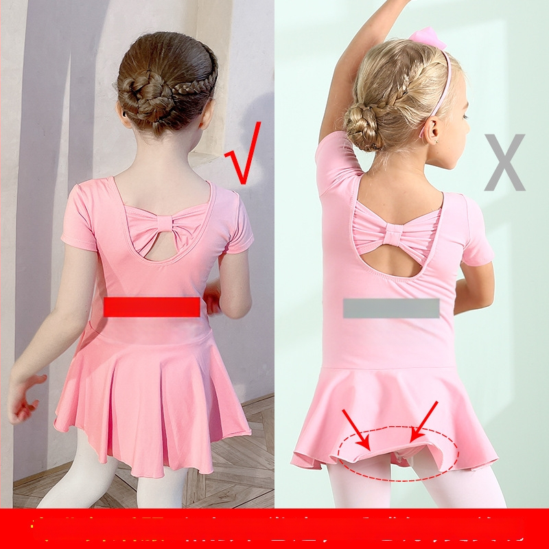 Bērnu vasaras deju apģērbs, 95% kokvilna, īsās piedurknes, Korejas stils, 3–8 gadu vecuma, bez apkakles