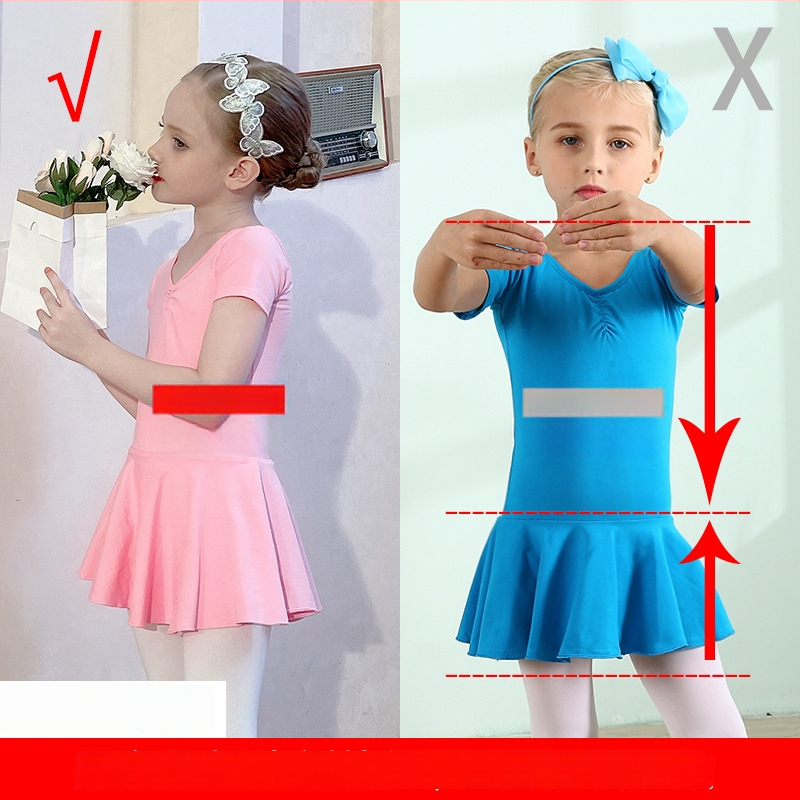Bērnu vasaras deju apģērbs, 95% kokvilna, īsās piedurknes, Korejas stils, 3–8 gadu vecuma, bez apkakles