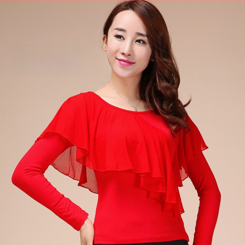 Sieviešu garām piedurknēm latīņu deju tērps – bambusa oglekļa šķiedras audums, bambusa šķiedras 91–95%, iekšējā odere 91–95%