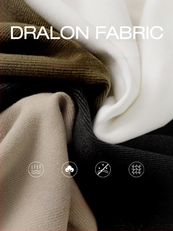 Muška termalna baza majica sa stojećim ovratnikom, dvostrano flis unutarnja, dugi rukav, poliester-elastan mješavina