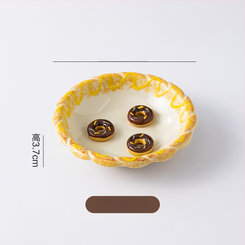 Paaugstināts keramikas kaķu bļodas statīvs ar adīta maliņu, 3D dizains, pret apgāšanos