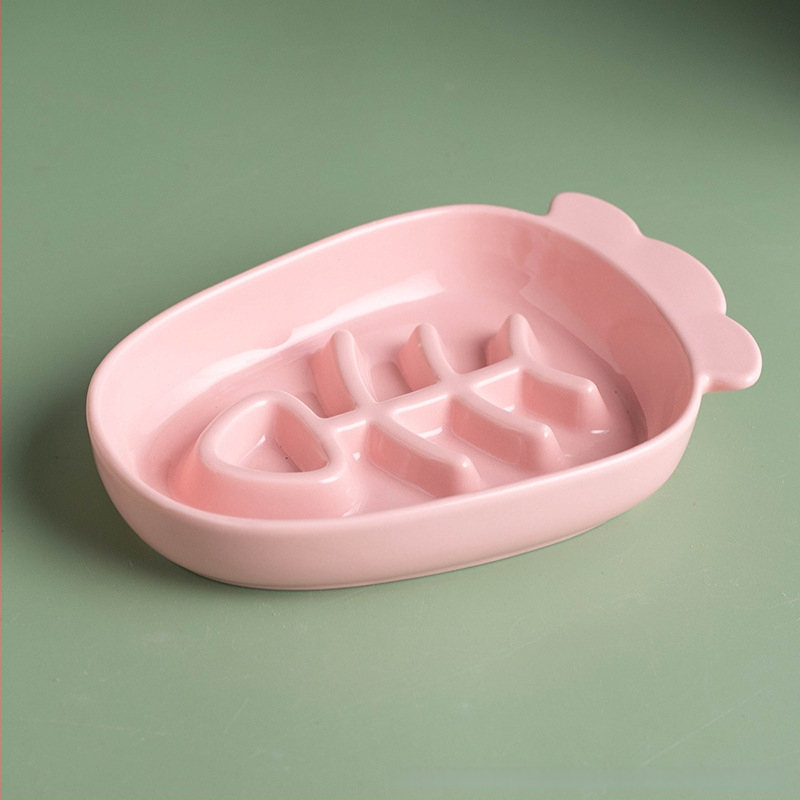 Kaķa keramikas bļoda, manuāla barošana, nav automātiskas barošanas, mājdzīvnieku barība