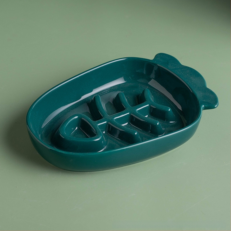 Kaķa keramikas bļoda, manuāla barošana, nav automātiskas barošanas, mājdzīvnieku barība