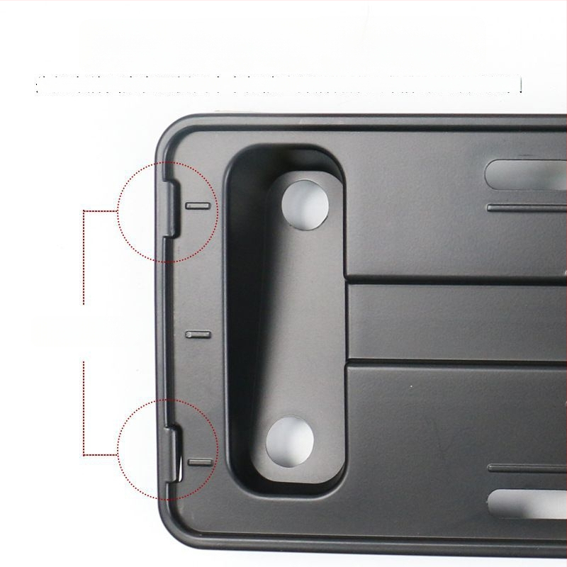 Tesla Model Y un Model 3 numura zīmju rāmis – plastmasas, aizsardzība, saderīgs ar Model Y/Model 3