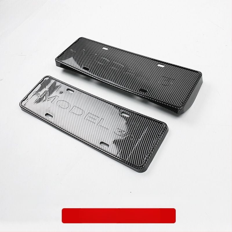 Tesla Model Y un Model 3 numura zīmju rāmis – plastmasas, aizsardzība, saderīgs ar Model Y/Model 3