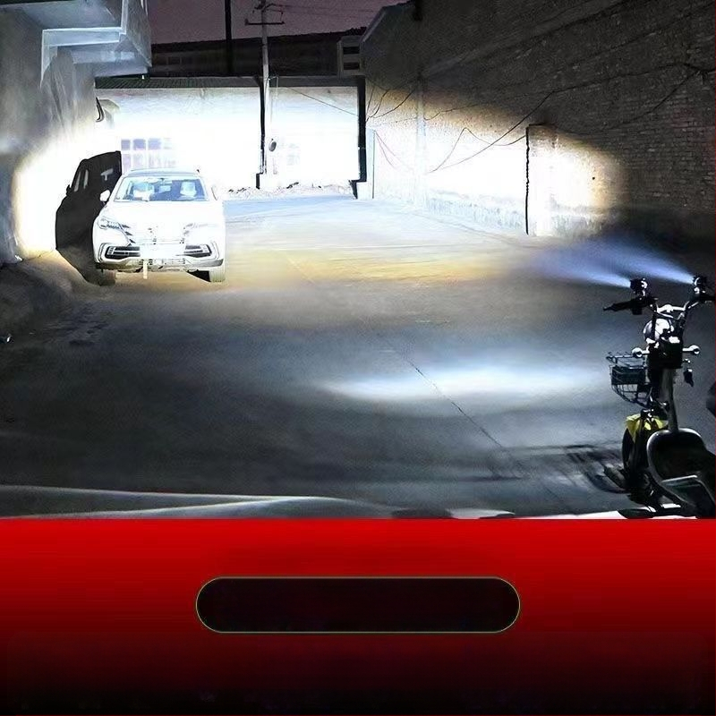 LED priekinis žibintas elektriniam tricikliui – didelis ryškumas, mirganti pelėdos rašto šviesa