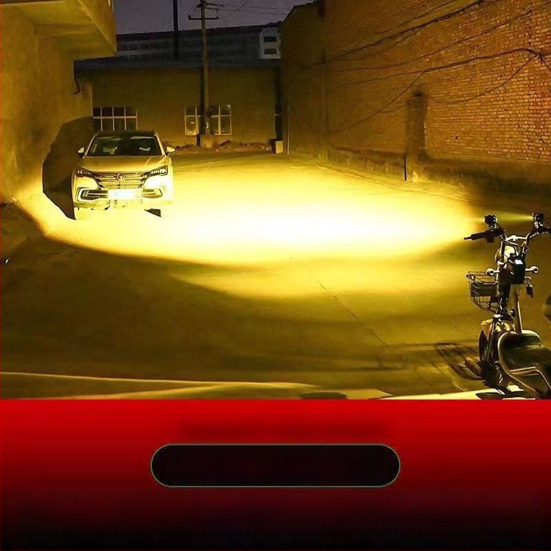 LED priekinis žibintas elektriniam tricikliui – didelis ryškumas, mirganti pelėdos rašto šviesa