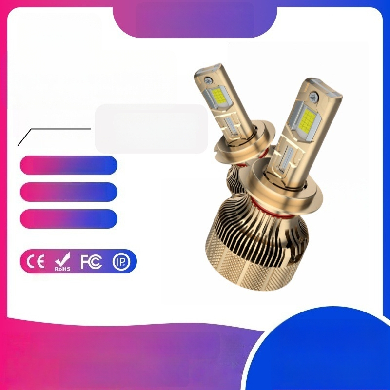 Augstas jaudas LED automobiļu lukturi 500W (12V, IP68, 5000lm, 50000h)