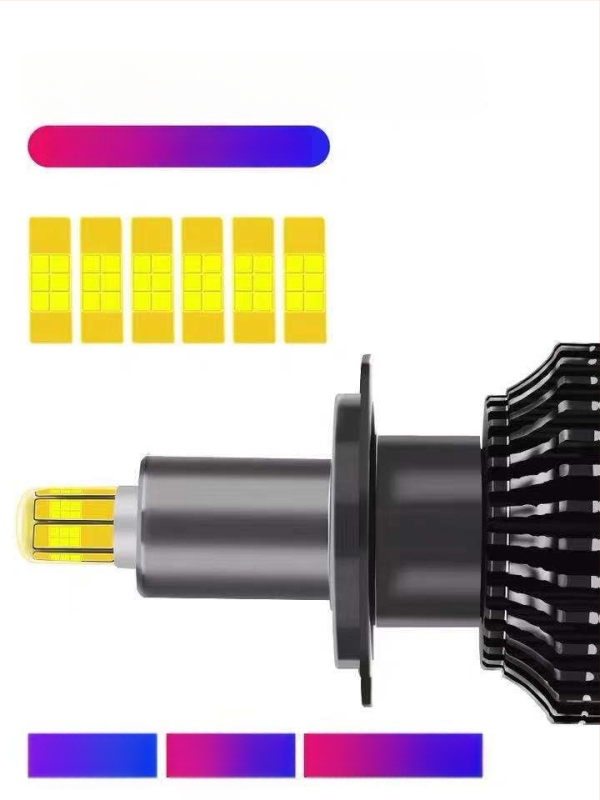 Automobiļu LED priekšējie lukturi ar 360° izgaismojumu, 42W, 9–63V, 4800 lm, CREE LED