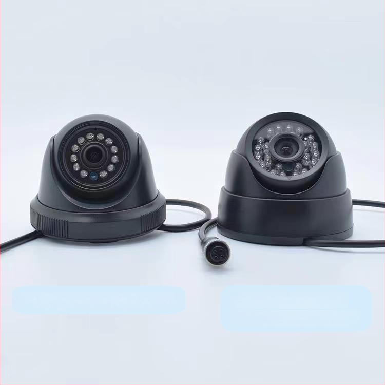 Automobilska infracrvena hemisferična kamera za četiri kanala nadzora, 1080P, AHD, 12-24V, 90° prilagodljiv, ABS kućište