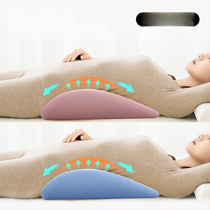 Atmiņas putu jostas spilvens gulēšanai gultā un automašīnā, universāla saderība, minimālistisks dizains, vidēja elpojamība