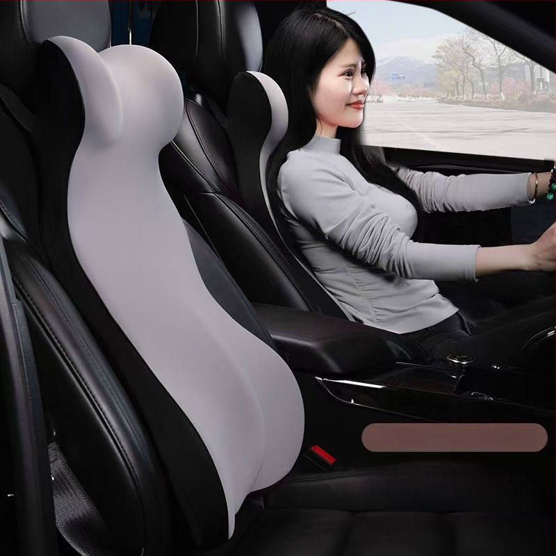 Automašīnas jostas atbalsta spilvens no atmiņas putām, integrēta jostas atbalsta, universāla saderība, logotipa drukāšana iespējama, piemērots visām sezonām