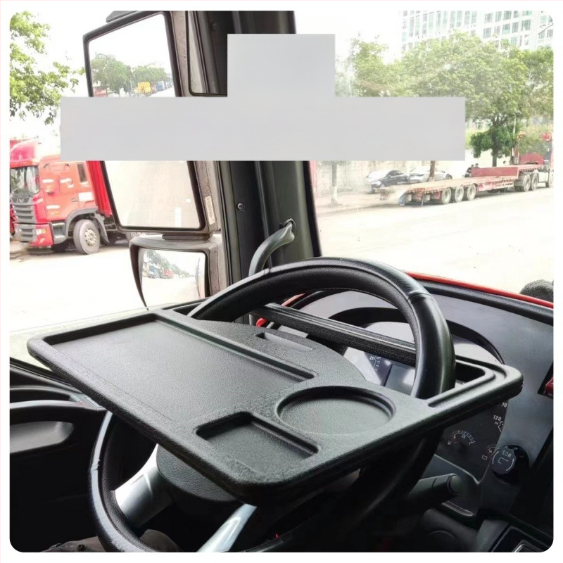 Veoki sisene toidulauake reguleeritava nurga ja seinale kinnitusega, universaalne sobivus, materjal plastik-puit