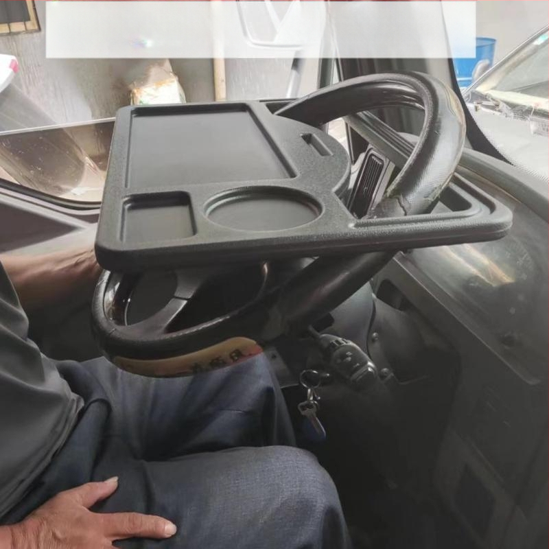 Veoki sisene toidulauake reguleeritava nurga ja seinale kinnitusega, universaalne sobivus, materjal plastik-puit