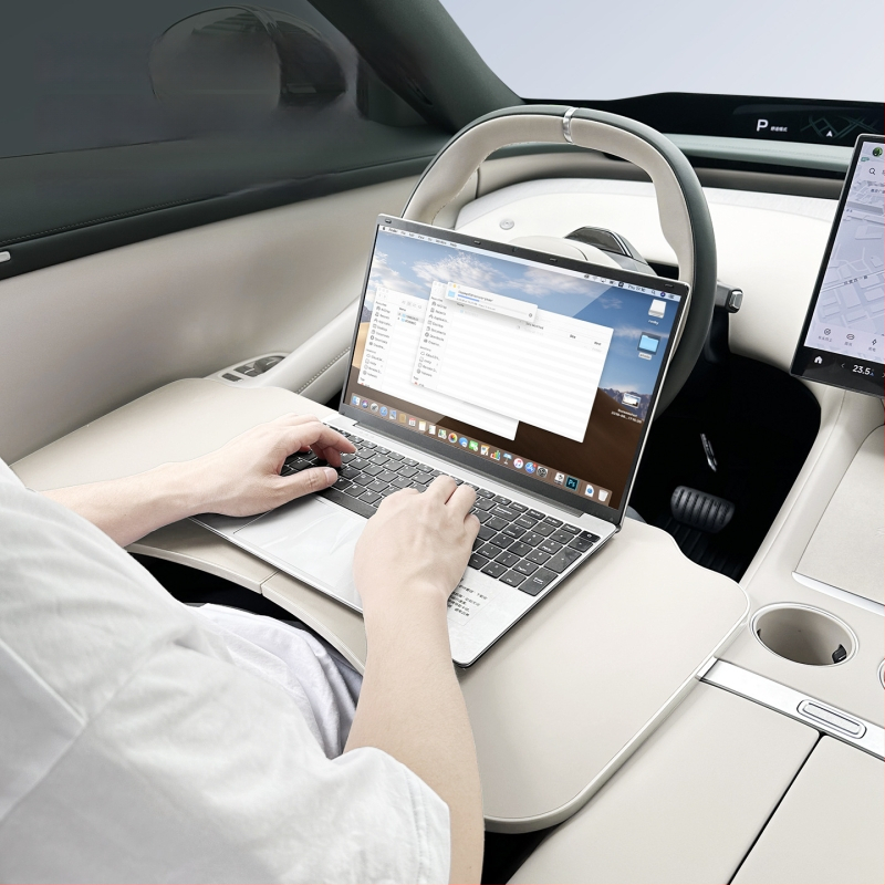 Coolness ABS auto saliekamais galds – daudzfunkcionāls galds darbam un ēšanai Xiaomi Yu7/SU7, Modelis: Mazais galds