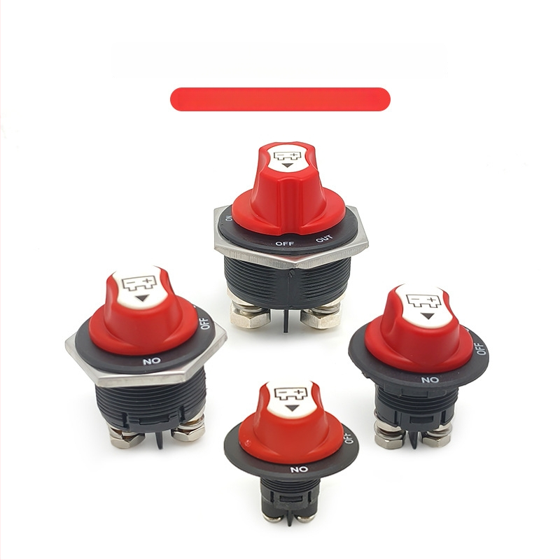 Akumulatora atslēdzējs – pogu tipa slēdzis, 50A/100A/200A/300A, automašīnām, laivām, motocikliem un elektrotransportam | Bai bangsheng